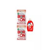Boron Toz Çamaşır Deterjanı Beyazlar İçin 8 kg + Renkliler İçin Sıvı Çamaşır Deterjanı 26 Yıkama