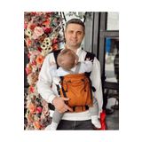 Boroosh Baby New Age Büyüyen Yenidoğan Ergonomik Bebek Kangurusu- Oeko Tex (marıgold)