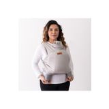 Boroosh Baby Yumuşak Bebek Sling %100 Pamuklu Kese Ve Bere Hediyeli Tatlı Gri Bebek Taşıma Şalı /oeko-tex