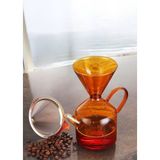 Borosilikat Amber Cam Kahve Demlik Metal Süzgeçli - Filtre Kahve Demliği - 1 - Renkli