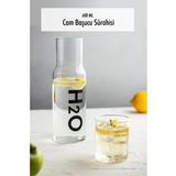 Borosilikat Cam Siyah Basucu Surahisi & Cam Surahi * 600 Ml