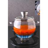 Borosilikat Cam Tencere 800ml Isıya Dayanıklı 3623