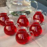 Borosilikat Çay Bardağı 6 Parça - Çok Renkli
