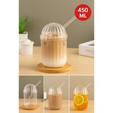 Borosilikat Sunum | Soğuk Meşrubat & Kahve Bardağı Isıya Dayanıklı Bardak 500 ml Origamicup 1 Adet - 450 ml