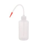 Borox Piset 250ml Renkli Yıkama Şişesi Şeffaf PE Plastik Uzun Form