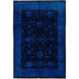 Borr Nocturne El Dokuma Yün Halı 236 x 161 cm - Mavi - Standart