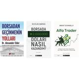 Borsadan Gecınmenın Yolları / Borsada 2.000 000 Doları Nasıl Kazandım / Alfa Trader / 3 Set - Tür