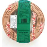 Borsan 2.5 mm Nya Hf Bakır Kablo Kahverengi 100 Metre (Tek Damar Sert)(Halogen Free)