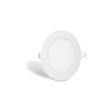 Borsan Yuvarlak Slim LED Panel Armatür 9W Sıva Altı (6500K) - 6500K - Beyaz