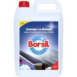 Borsil Bulaşık Ve Çamaşır Makinesi Temizleyici 5 LTKoku Giderici Nano Teknoloji Hijyenik Bakım Maddesi