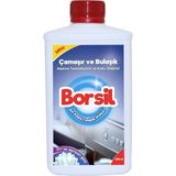 Borsil Bulaşık Ve Çamaşır Makinesi Temizleyici 500 ML Koku Giderici Nano Teknoloji Hijyenik Bakım Maddesi