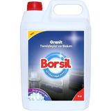 Borsil Granit Temizleyici Ve Bakımı 5 LT Doğal Taş Parlatıcı Nano Teknoloji Koruyucu Bakım Sütü