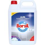 Borsil Laminat Ve Mantar Yer Döşemesi Temizleyici 5 LT Parlatıcı Etkili Nano Teknoloji Panel Bakımı
