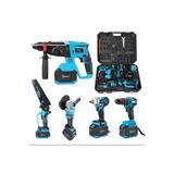 Börth Akülü 5-Li Set Hilti+Taşlama+Somun Sıkma+Matkap+Testere 21V 4.5Ah 3 Akülü