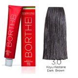 Borthe Koyu Kestane 60 ml Tüp Natural Dark Brown 3.0 Saç Boyası