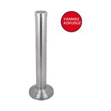 Boru Tipi Küllük Paslanmaz Çelik Ss304 Çap 10.5 Yükseklik 83 CM