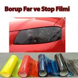 Borup Çizilmez Far Ve Stop Filmi Mavi 30 Cm X 1 Metre