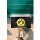 Borussia Dortmund Kapı Önü Paspası Dekoratif Kapı Paspası Dış Mekan Paspas Ev Içi Paspası 45x70cm