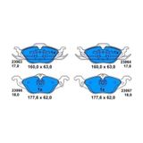 Bos-0986424456 Ön Fren Balatası Astra G 1998 - 2009
