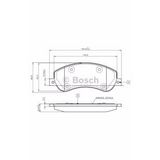 Bos-0986494170 Ön Fren Balatası Arkadan Çekişli Transit...