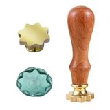 Boş Mum Mühür Pirinç Damga Başlığı Sekizgen Yıldız 24x284mm
