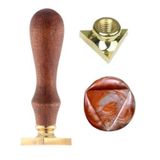 Boş Mum Mühür Pirinç Damga Başlığı Üçgen 25x22mm