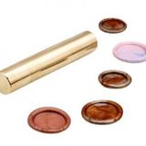 Boş Mum Mühürü Pirinç Silindir Sütun Damga 12x60mm