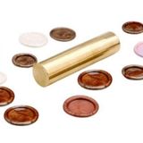 Boş Mum Mühürü Pirinç Silindir Sütun Damga 15x60mm