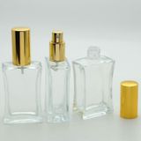 BOŞ PARFÜM ŞİŞESİ 30 ML (2 ADET) SARI METAL VALF VE KAPAK