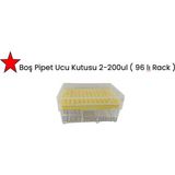 Boş Pipet Ucu Kutusu 2-200UL ( 96 Lı Rack )