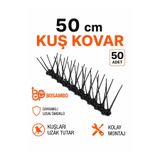 BOSAMBO PLASTİK ŞERİT KORUYUCU 50 ADET SİYAH KUŞKONNMAZ