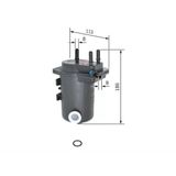 Bosch 0450907008 Mazot Filtresi Clıo Thalıa Clıo Iı Symbol Kangoo