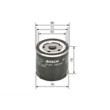 Bosch 0451103351 Yağ Filtresi Tıpo 89-95 Uno 95- Panda Punto 1.4 1