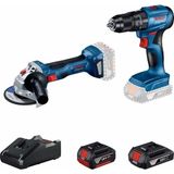 Bosch 06019H9026 Professional 18V Elektrikli Vidalama ve Taşlama Seti 2+4 Ah Kapasite ile Güçlü Performans