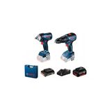 Bosch 06019K0003 Gds 18V-400 Somun Sıkma+Gsb 18V-50 Delme Vidalama İkili Set