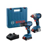 Bosch 06019N2124 GDX 18V-285+GSB 185-LI 2'li Somun Sıkma ve Darbeli Matkap Seti