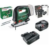 Bosch 0603013000 Advanced Saw 18V-140 Solo Dekupaj Testere + 1600A031 18 V 4 Ah Akü + Şarj Aleti