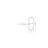 Bosch 0986424489 Arka Balata Nissan Patrol Gr Ii 2.8 Td 97 00 3.0 Dti 00 Almera 1.4 1.6 2.0D 95 00 Gdb1009 Uyumlu