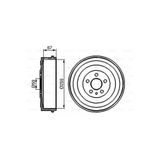 Bosch 0986477144 Fren Kampanası - 255.0 - 85.0 Mm