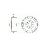 Bosch 0986477208 Fren Kampanası Punto Evo 09-corsa D 06-adam 13- 55701380