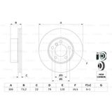 Bosch 0986479A18 Ön Fren Aynası