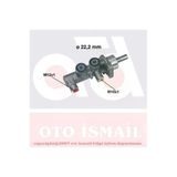 Bosch 0986480859 Fren Ana Merkezı Corsa C 1.2 1.3Cdtı 1.4 1.7Cdtı 16V 00- 22.2Mm Uyumlu