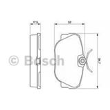 Bosch 0986491730 BMW E30 81-92 34111161347 Ön Fren Balatası