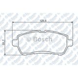 Bosch 0986495108 Ford Fiesta Ön Fren