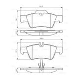 Bosch 0986495248 Mercedes Benz E Serisi Arka Fren Balatası
