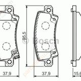 Bosch 0986TB2416 Oto Arka Fren Balatası