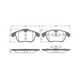 Bosch 0986TB2939 Ford Mondeo IV 1.6 1.8 Ön Fren Balatas