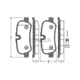 Bosch 0986TB3021 Land Rover Discovery III 4.0 4x4 Arka Fren Balatası