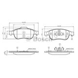 Bosch 0986Tb3116 Ön Balata Fluence-Duster 2010=> Mgn Iıı 09=> 1.6 16V-2.0 16V-1.5 Dcı- Scenıc Iıı 09=>1.6 Fdb 4180
