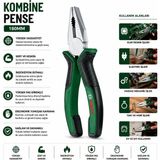 Bosch-1 600 A03 2VB Pense 180MM 60 ± Kesme Sertlik 7" 528 Lüx Ergonomik Saplı - 6'li Paket
